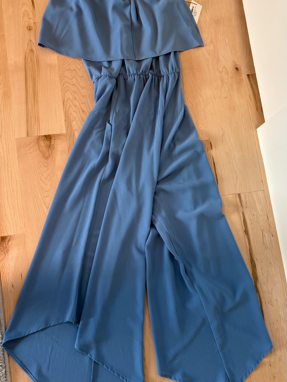 Women’s Wide-Leg Jumpsuit in Dusty Blue